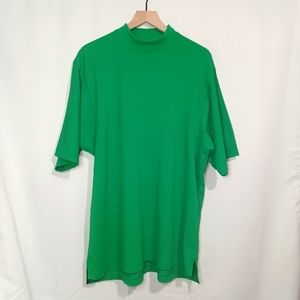 FootJoy Mens Green Large Mock Neck Shirt